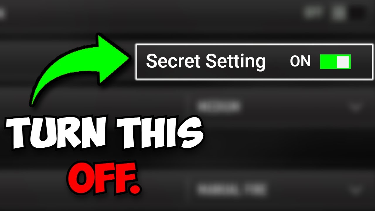 Turn Off These 14.5 Settings NOW In Warzone Mobile...
