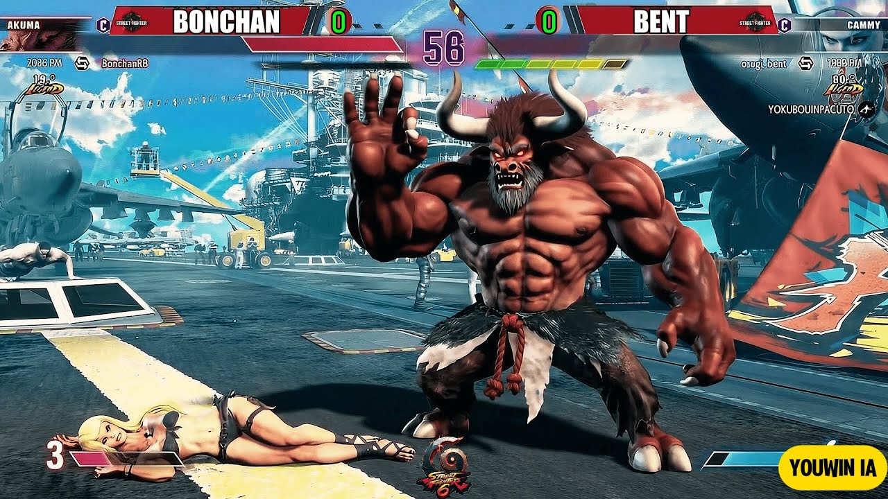 🎫 Akuma Transforms Into a Bull | BONCHAN VS BENT👑 |  #sf6replay #CFN #youwin #akuma #sagat