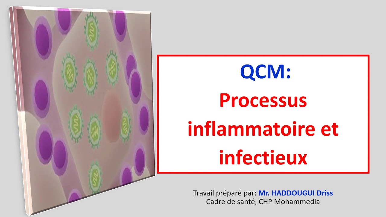 Annales français : Processus inflammatoire et infectueux