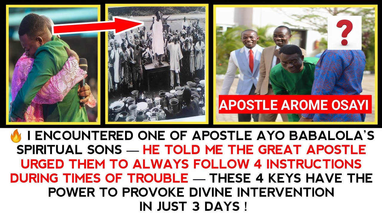 😱APST AYO BABALOLA 3-DAY DIVINE FORMULA — THIS PROPHET TOLD APST AROME AND IT STILL WORKS TILL TODAY