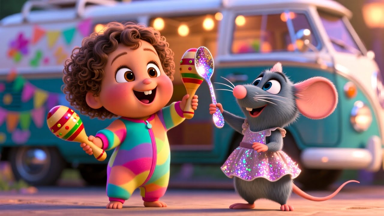 Rhino Drives the Ice Cream Van 🍦🦏 Fun Kids Song | Vehicle & Playtime Adventure