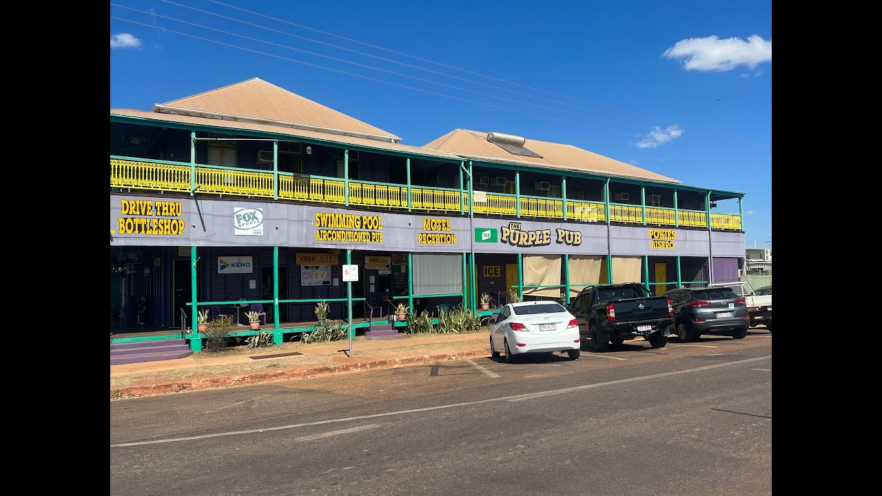 Aussie Pubs of the Day - The Purple Pub, Normanton QLD
