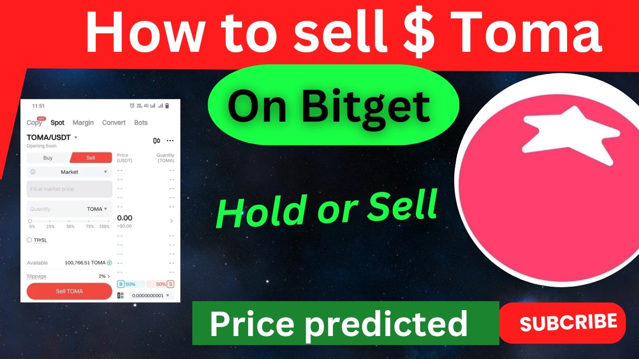 How to sell Toma (Tomarket) On BITGET || Tomarket Price Prediction