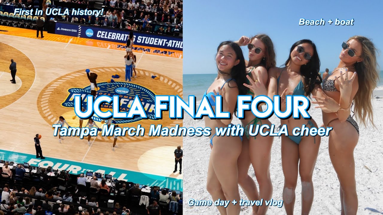 UCLA Cheer Final Four Vlog | Best trip traveling to Tampa🌴