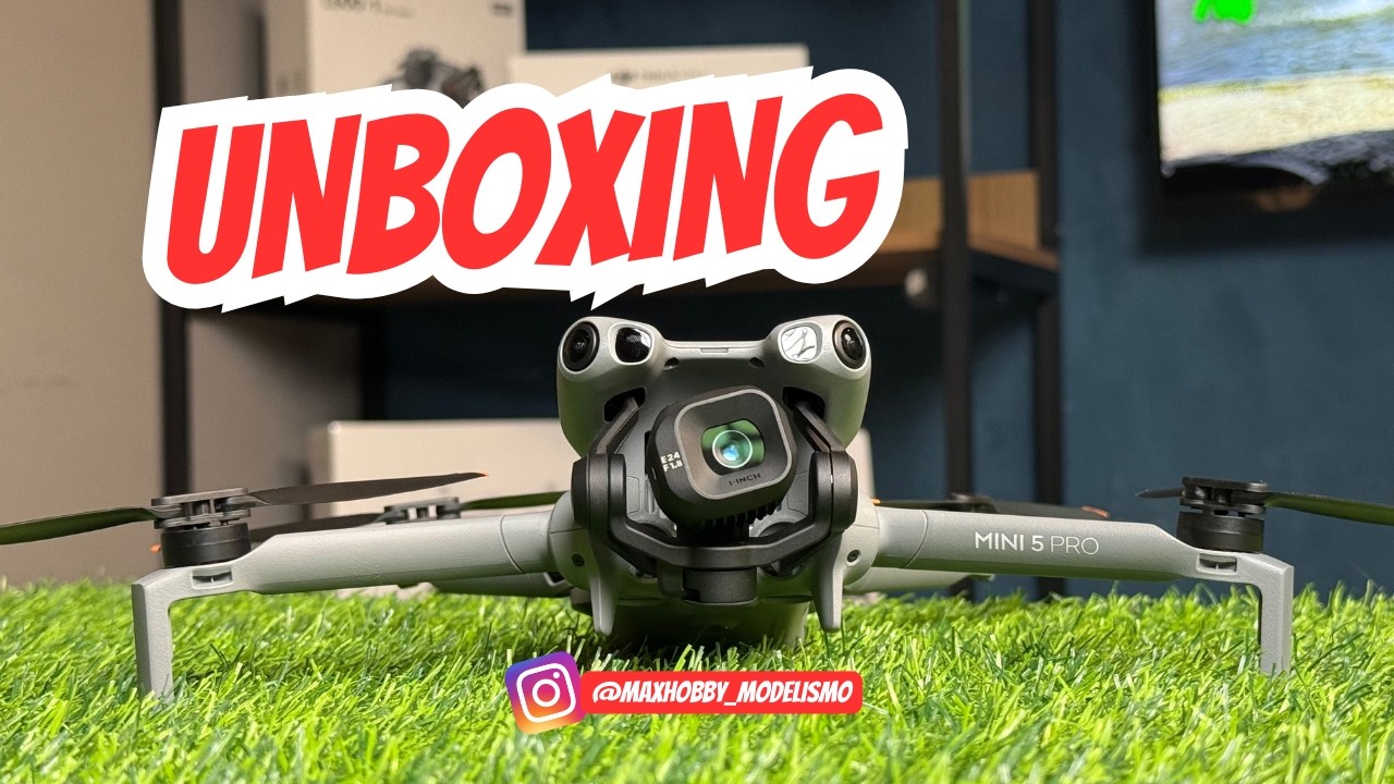 O lançamento DJI Mini 5 Pro chegou! (Unboxing Oficial)