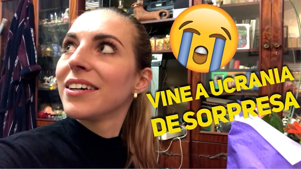 LLEGO DE SORPRESA A UCRANIA AL CUMPLE DE MI MAMÁ 😱  *LLORÓ* - IRYNA FEDCHENKO