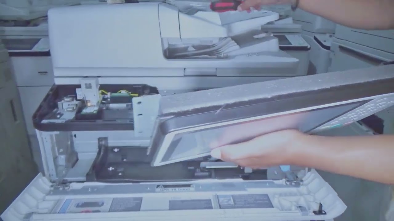 Cara Buka Dan Pasang Panel Unit Fotocopy Canon IR Advance 6575 / IRA 6555 (SEWA COPIER JAKARTA)