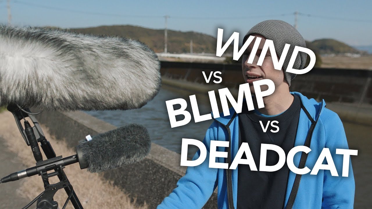 Тест на ветрозащиту с помощью микрофона-пушки — Blimp против Deadcat