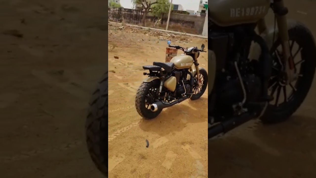 Royal Enfield classic 350 Reborn modified @royalenfield @menoncustoms4478  subscribe the channel