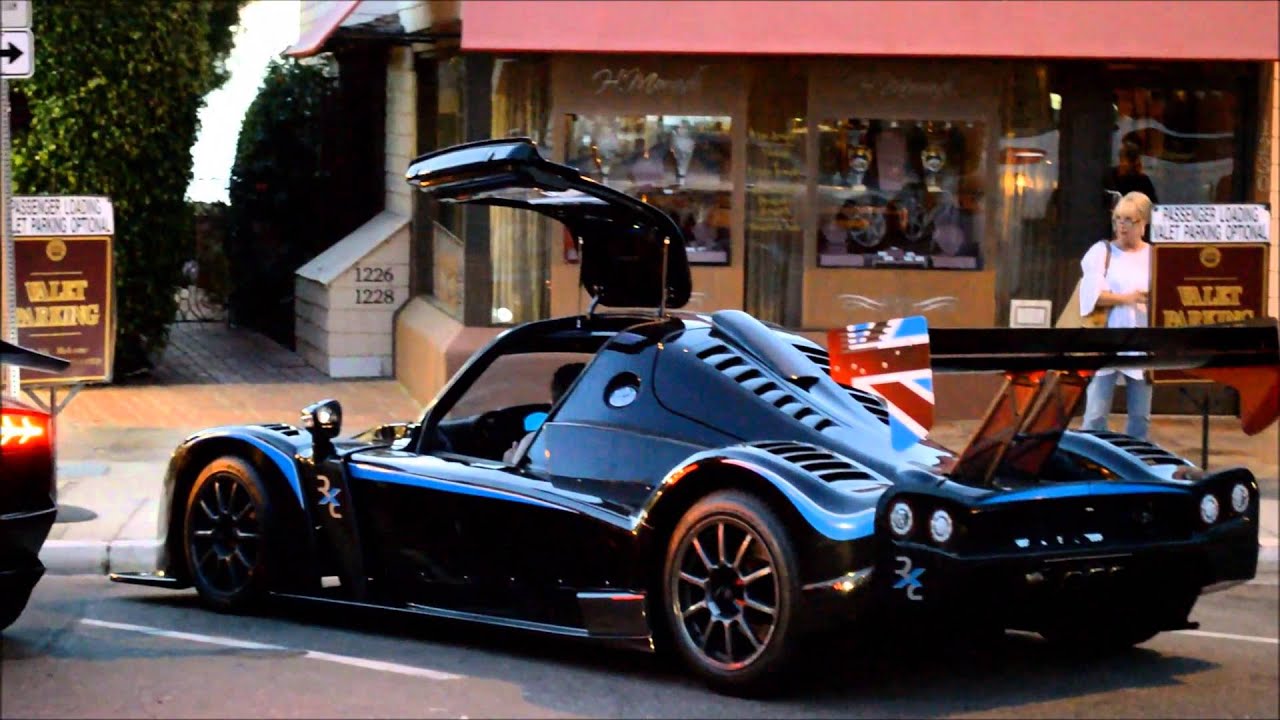 DMC Aventador and Radical RXC Start up, Revs, accelerations