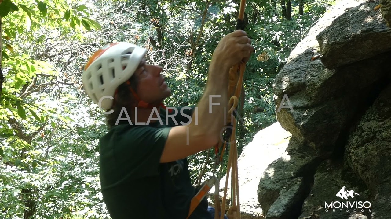 DISCESA SU CORDA LESIONATA - ARRAMPICATA - ALPINISMO
