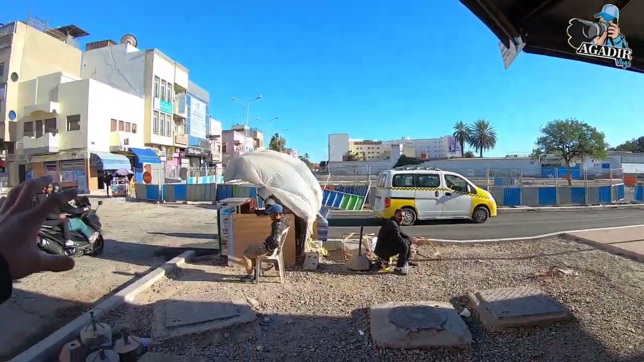 اجيو تشوفو المحطة ديال الطاكسيات فالبطوار بمدينة أكادير في طور الإنجاز AGADIR 2023