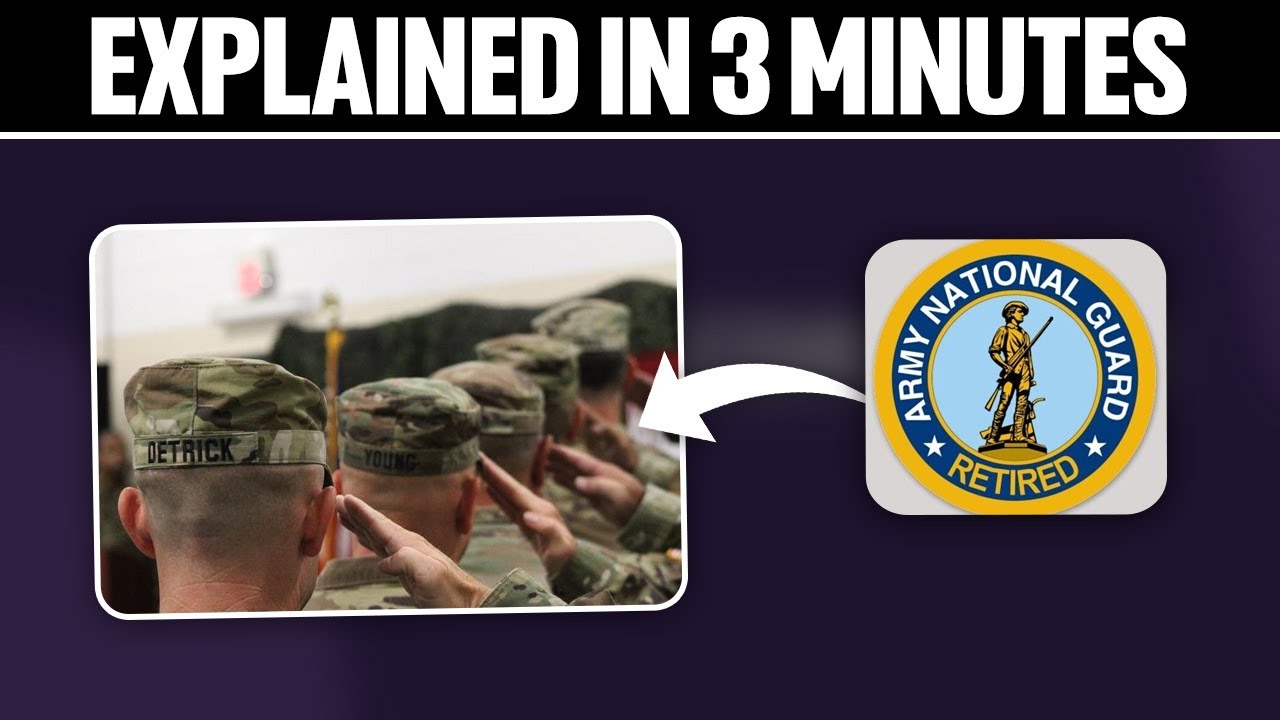 National Guard Retirement Explained in 3 Minutes 2025!