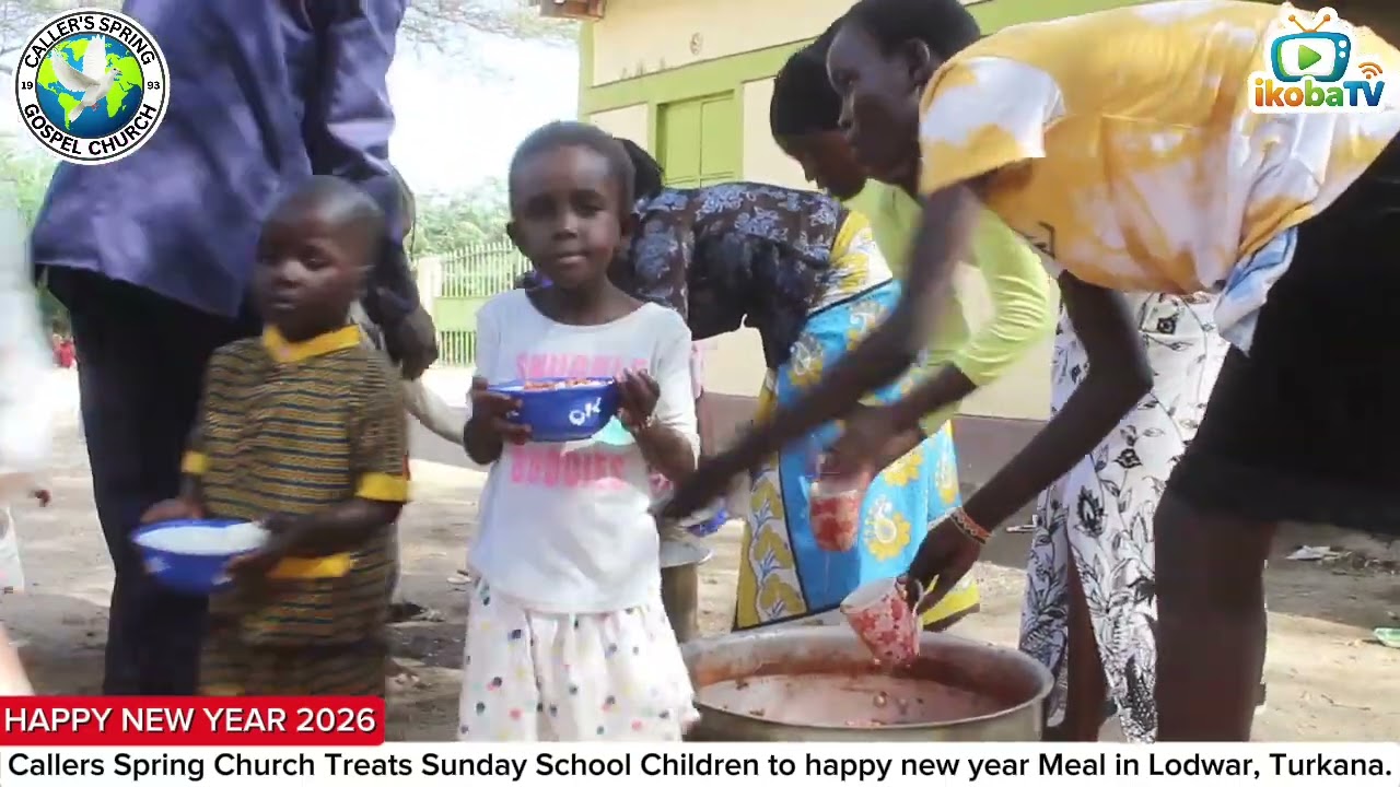 🎉 Happy New Year 2026 Celebrations 🎉Sunday School Children | Callers Spring Church, Lodwar – Turkana