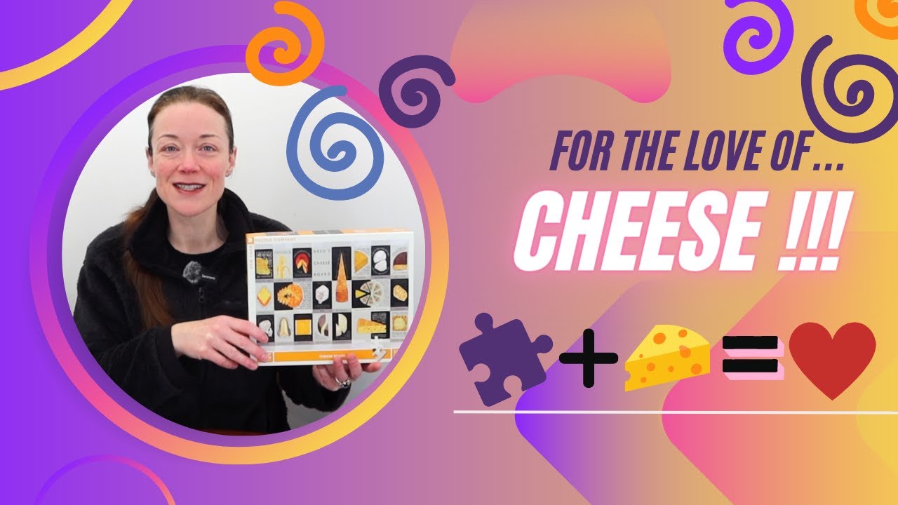 SAY CHEESE!!! Cheese Board from the New York Puzzle Company