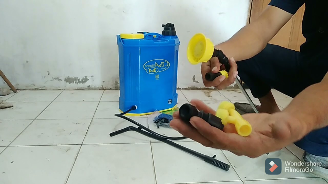 MERAKIT SEMPROT ELEKTRIK MERK CBA, 2 FUNGSI MANUAL & ELEKTRIK