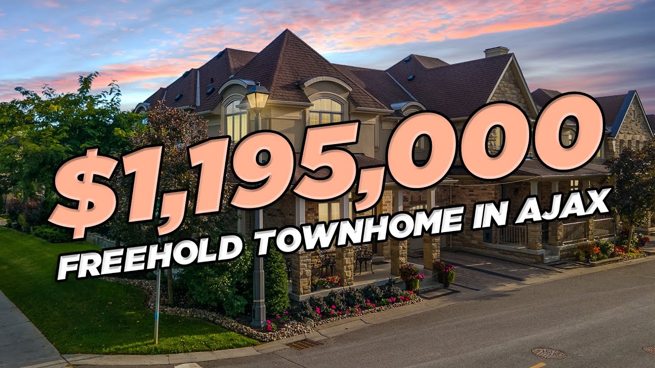 This is what you can get in Ajax for under $1.2 million | Walkthrough of 1 Illingworth Lane