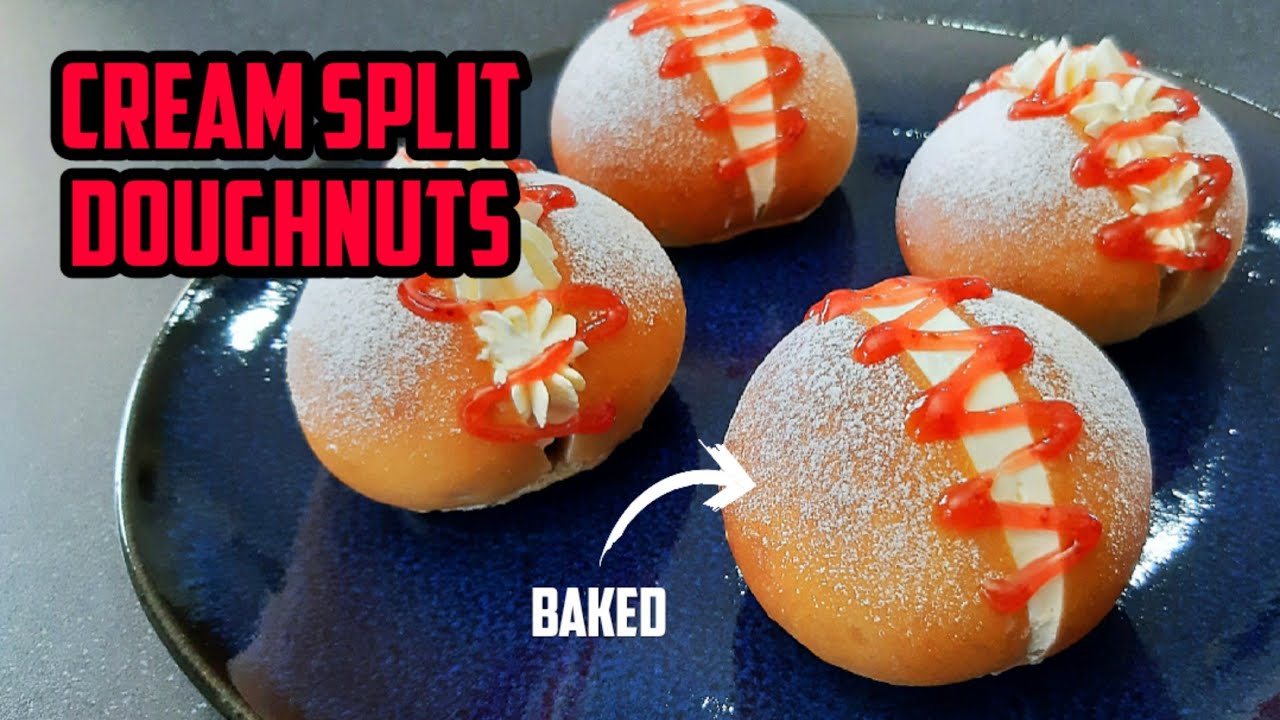 Cream Splits - Soft Baked Doughnuts