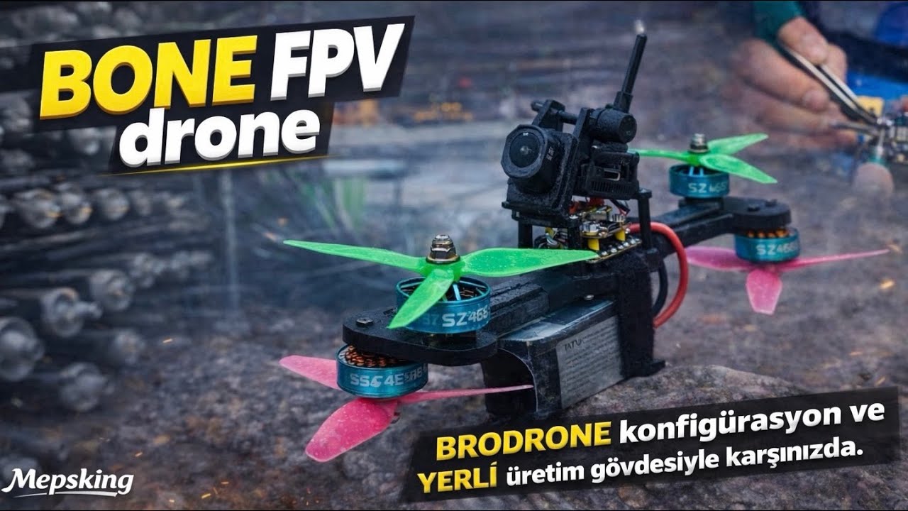 Bu FPV Drone Türkiye’de Üretildi! | BONE FPV