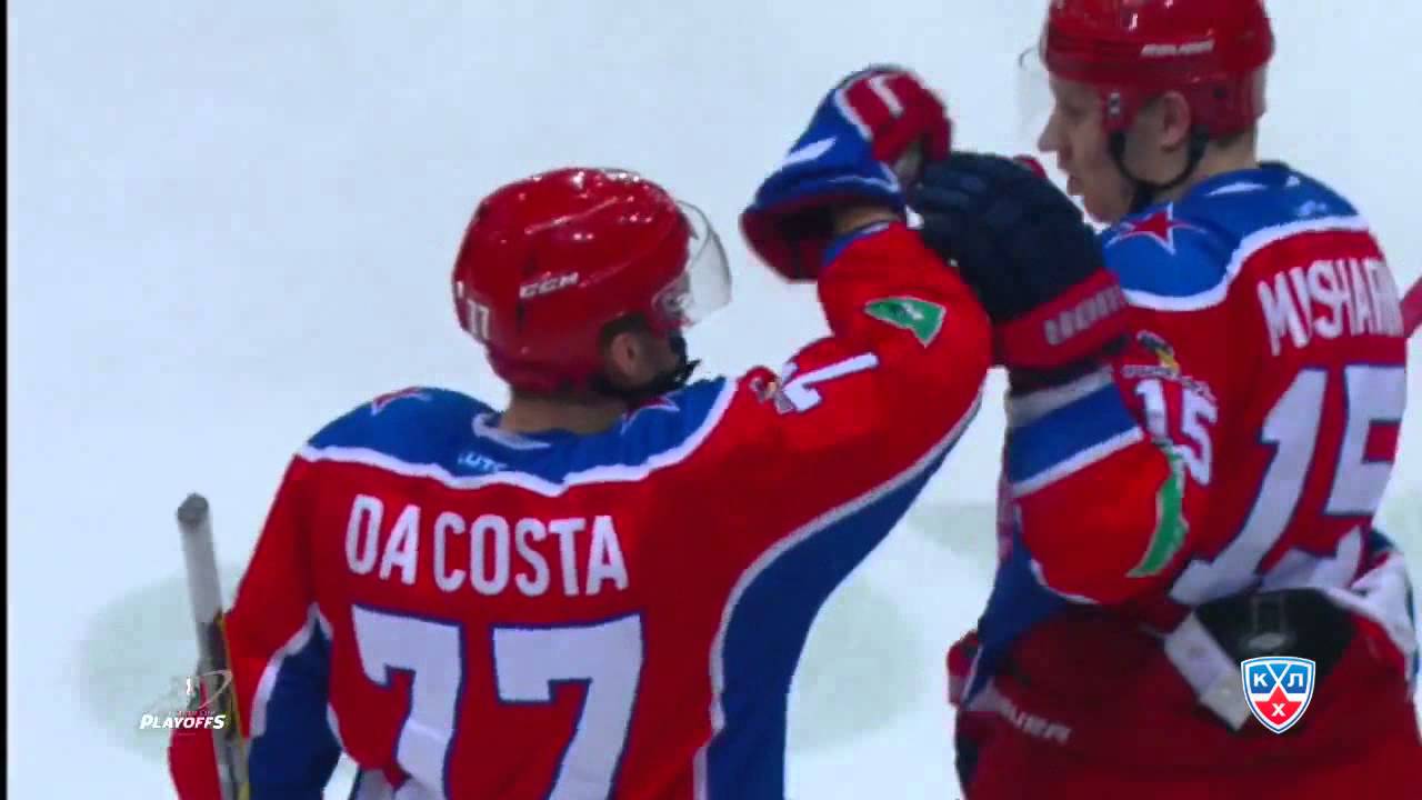 Радулов оставляет, Да Коста забивает / Radulov leaves the puck with Da Costa makes him score