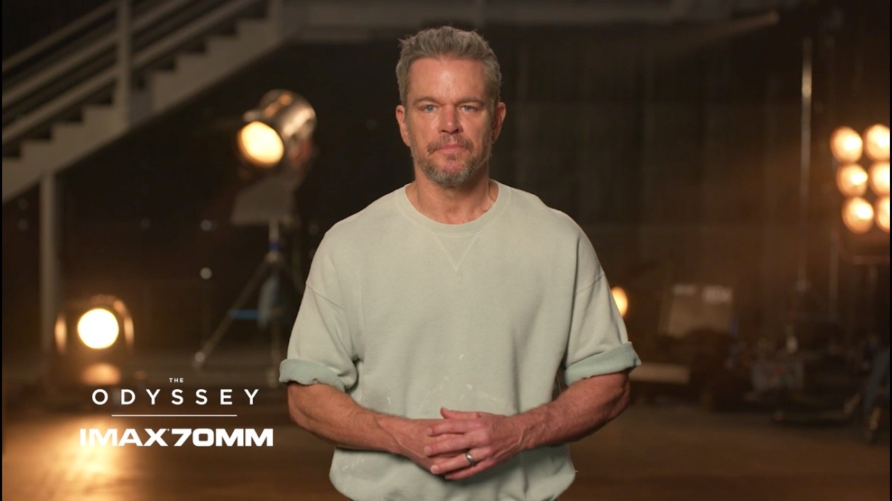 The Odyssey | Matt Damon on IMAX 70MM
