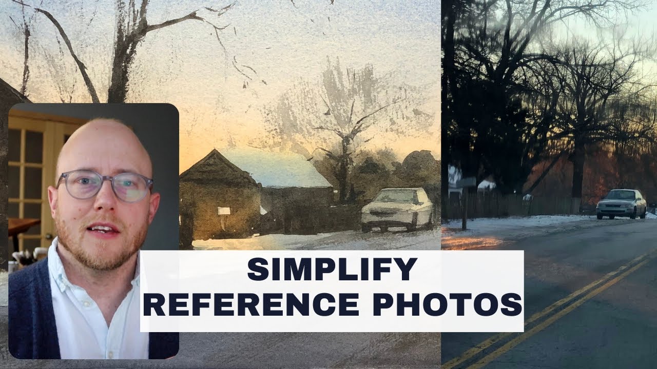 How to Simplify Your Reference Photos (For Watercolor)