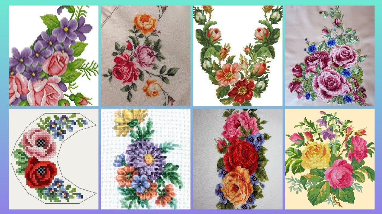 #1 Most Beautiful and Unique New Cross Stitch Patterns For Everything #CrossStitchDesign#Trend