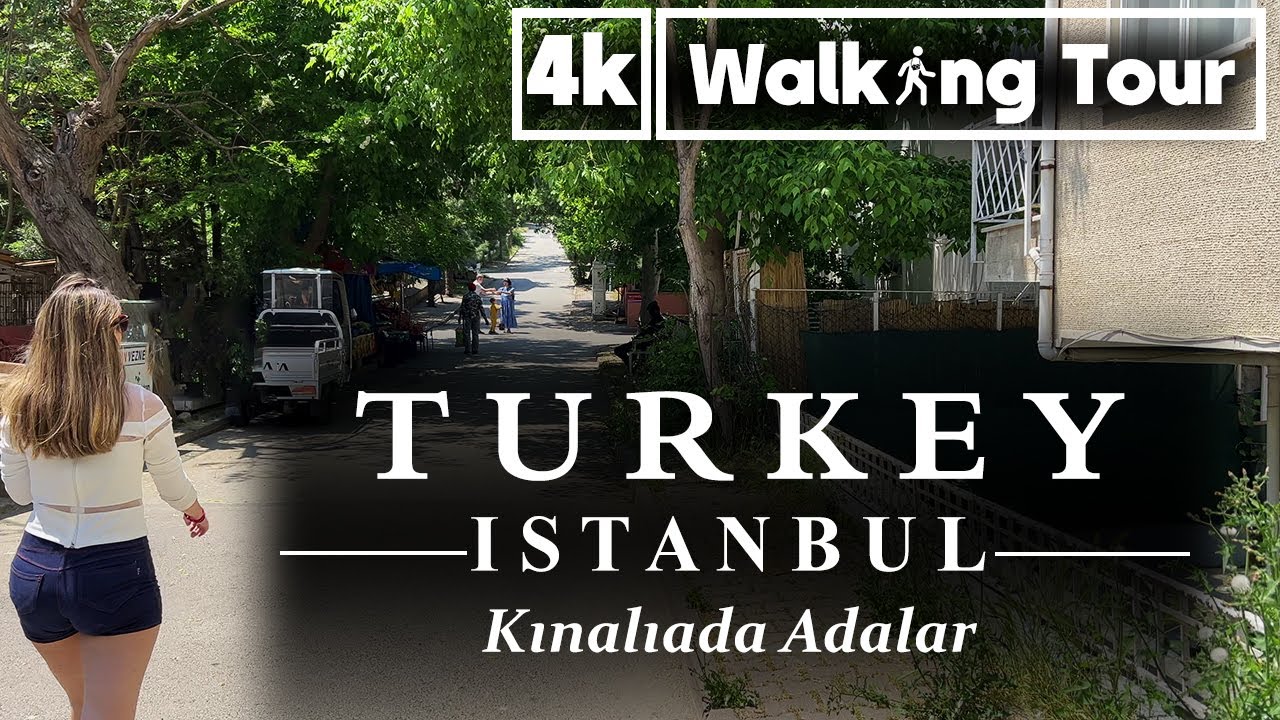 Kınalıada Adalar, Istanbul, Turkey Walking Tour (4K UHD 60fps)