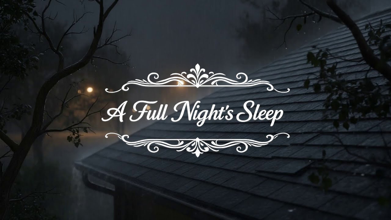 Peaceful Mountain Thunderstorm – Deep Sleep Rain & Thunder Ambience at Night