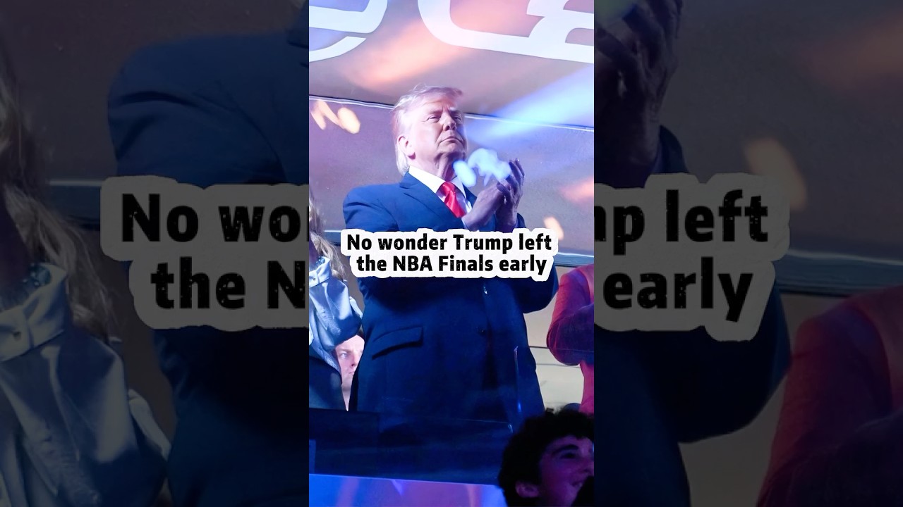 Неудивительно, что Трамп рано ушел с финала НБА #shorts #youtubeshorts #знаменитости #trump #nba