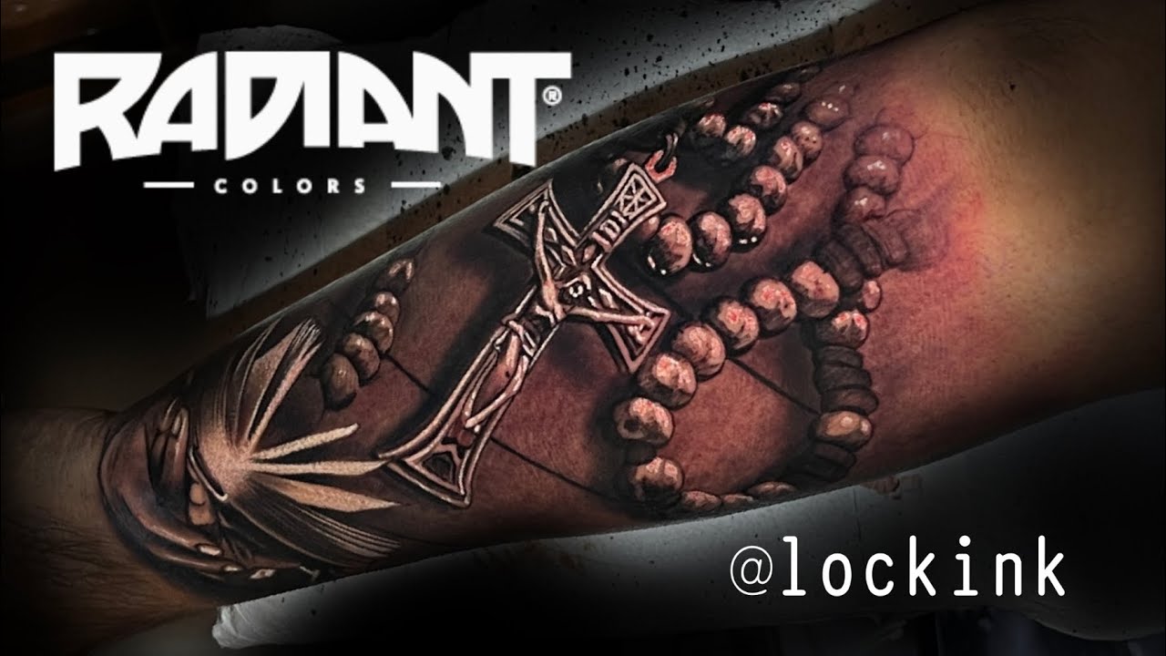 TATUAGEM ROSÁRIO REALISTA - TATUANDO EM TEMPO REAL #69 - LOCKINK