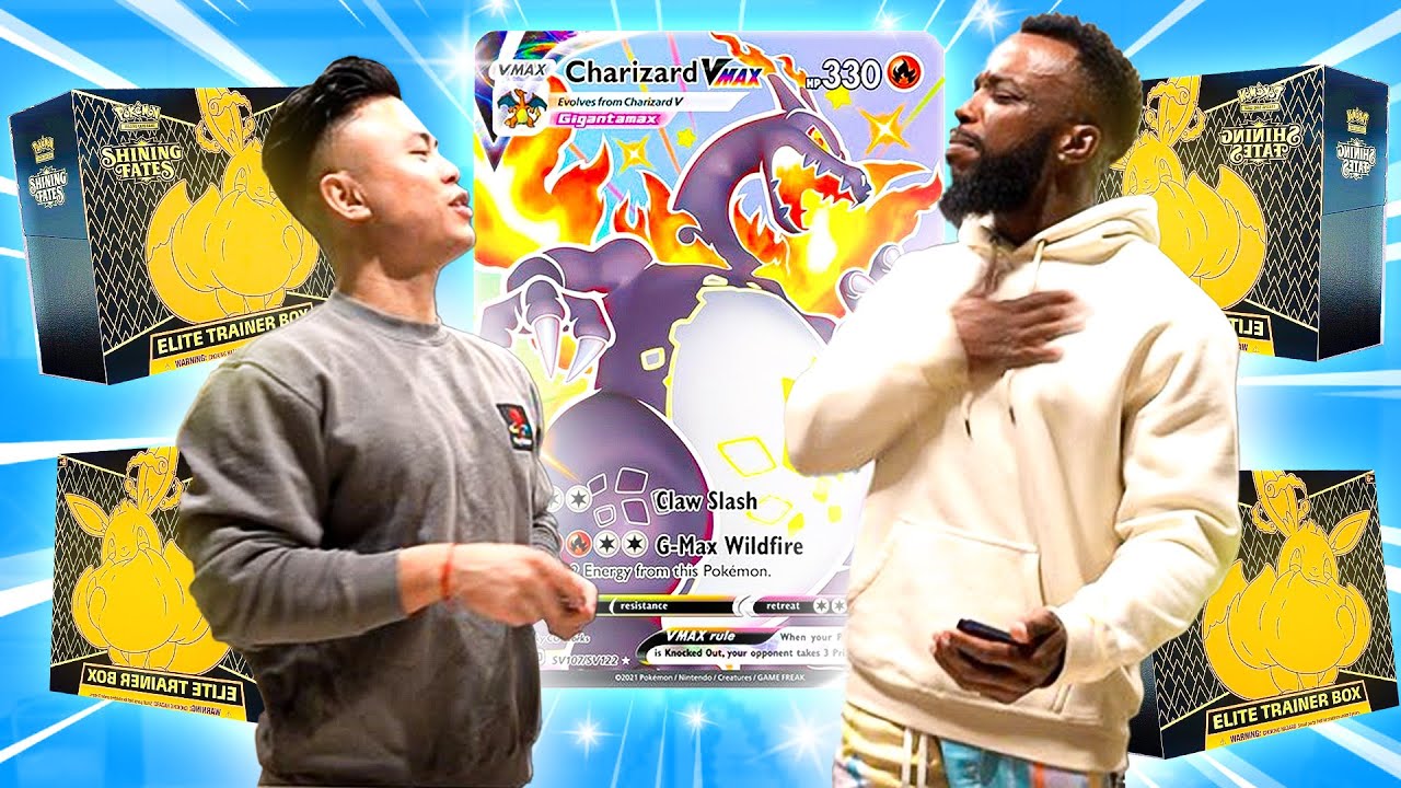 OPENING SHINING FATES PACKS UNTIL WE PULL SUPER RARE CHARIZARD VMAX WITH CASH!