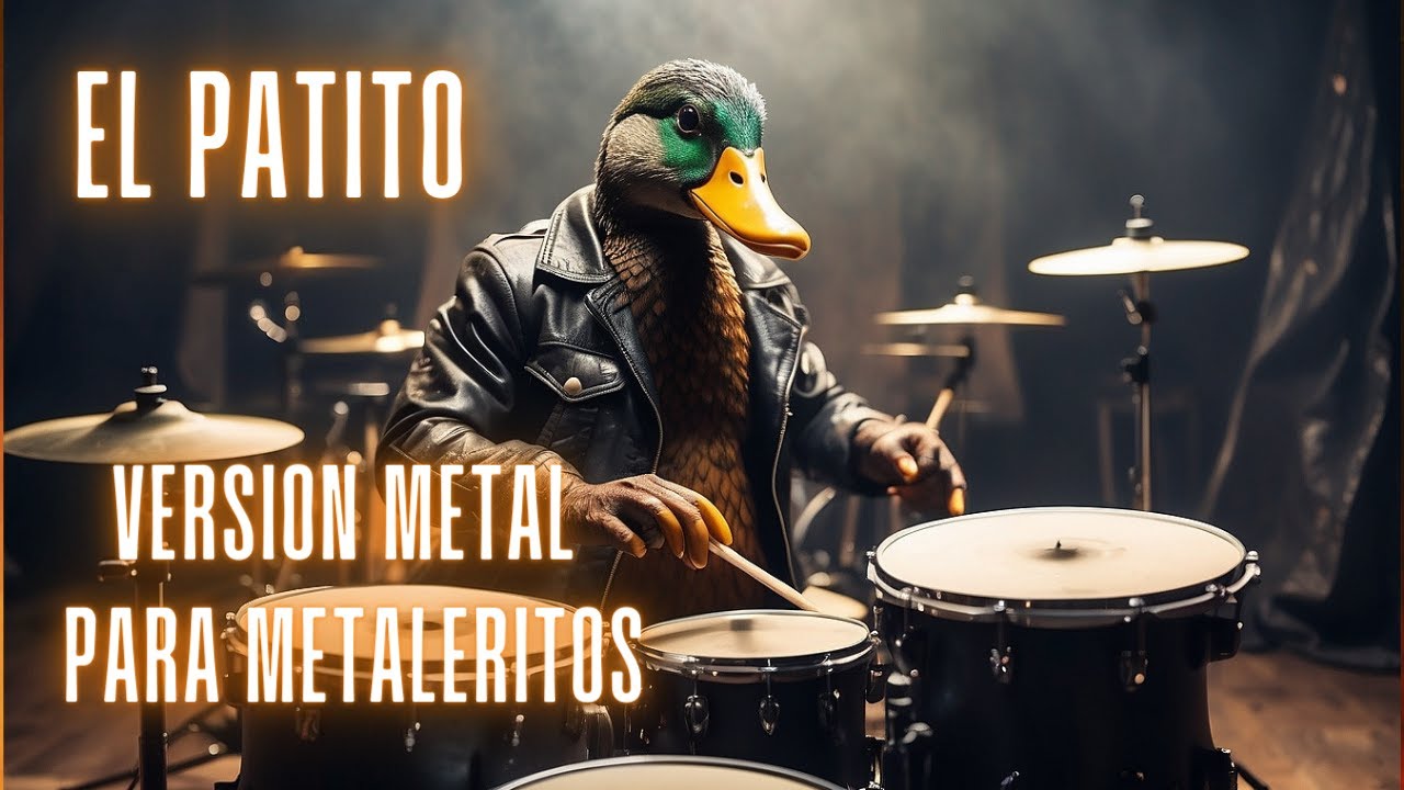 EL PATITO version METAL #cancionesinfantiles  #todoslospatitos #cancionesparani&ntilde;os