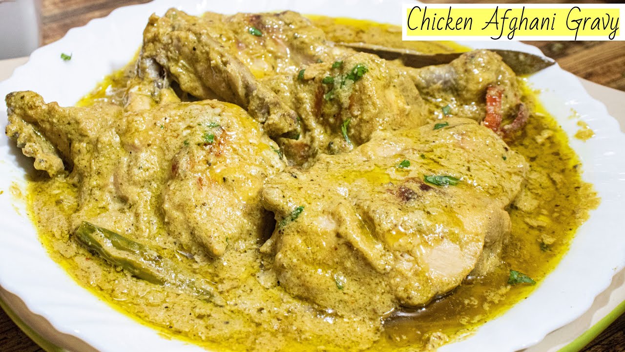 RESTAURANT Style SMOKY CHICKEN AFGHANI With Delicious Smooth GRAVY | Easy to Make | YHK