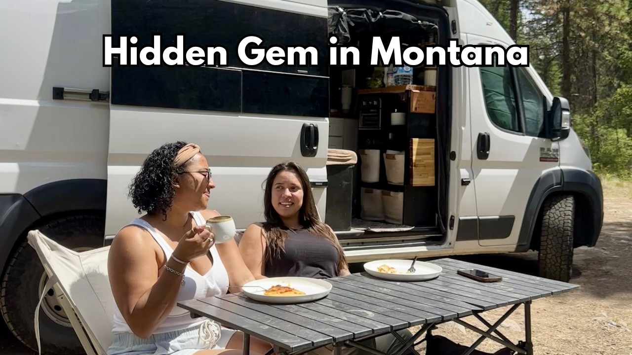 A Relaxing Weekend at a Montana Campsite 🌲 (Full Tour) | Vanlife Travels