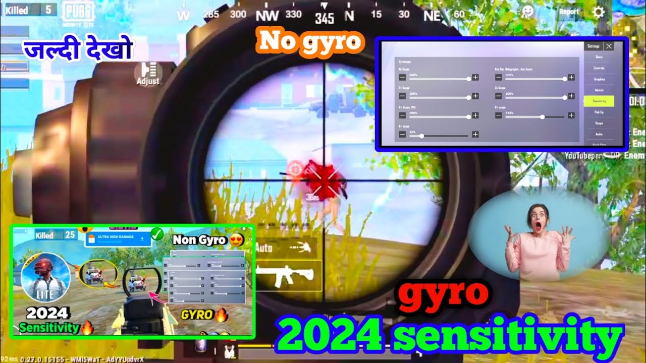 😱 pubg lite  0.27.0 update New  sensitivity 2024 |full guide 😱🥶pubg lite Zero Recoil sensitivity 🔥😡