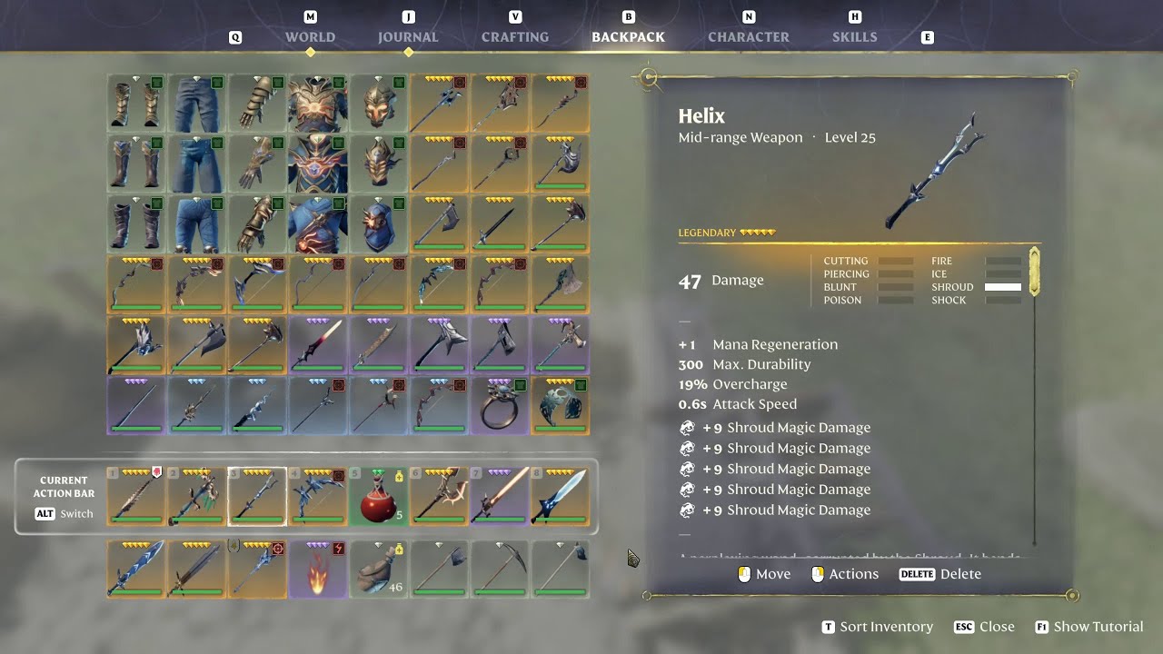Enshrouded LVL 25 Gold Chest and Shroud Boss Loot Speed Run