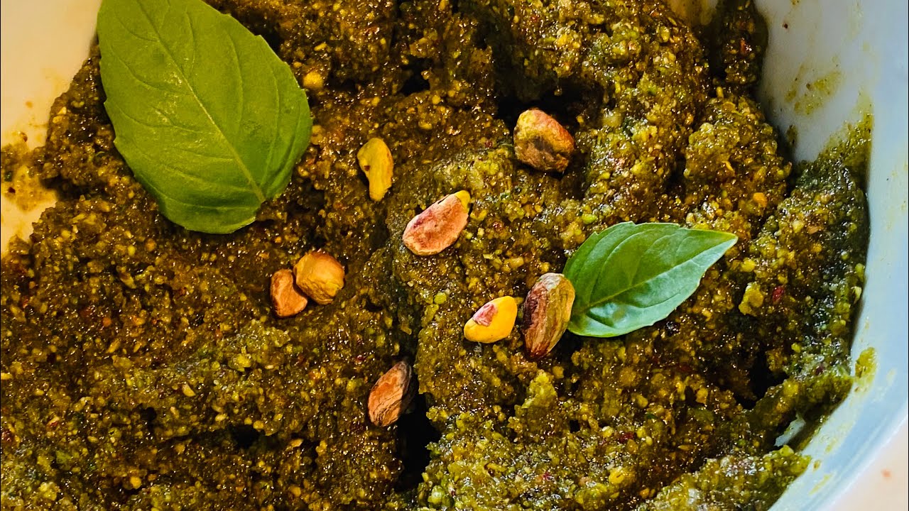 PESTO AUX PISTACHES - PISTACHIO PESTO [VIDEO 53]