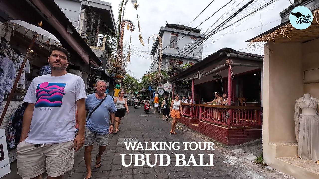 Walking Around Ubud Bali Downtown | A Good Place to Eat, Walk, and Shop