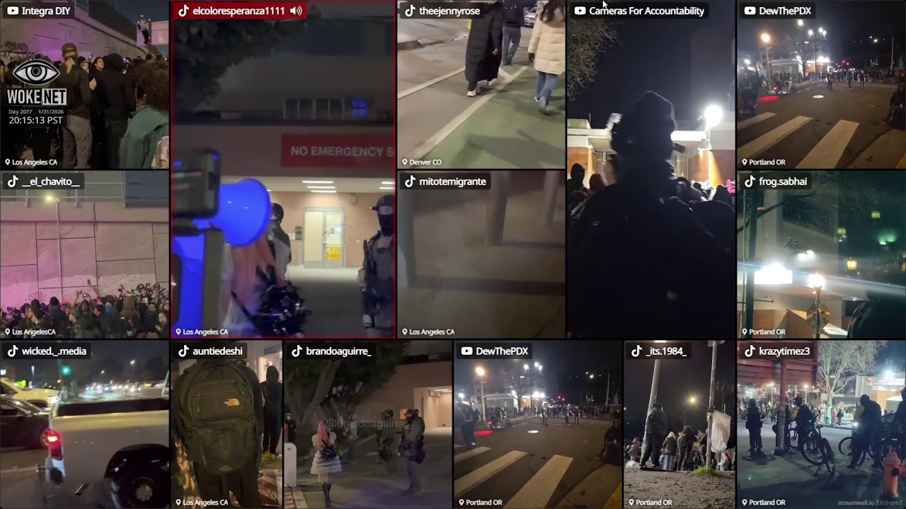 01/31/26 - ICE Raids Protests Nationwide - WOKE.NET