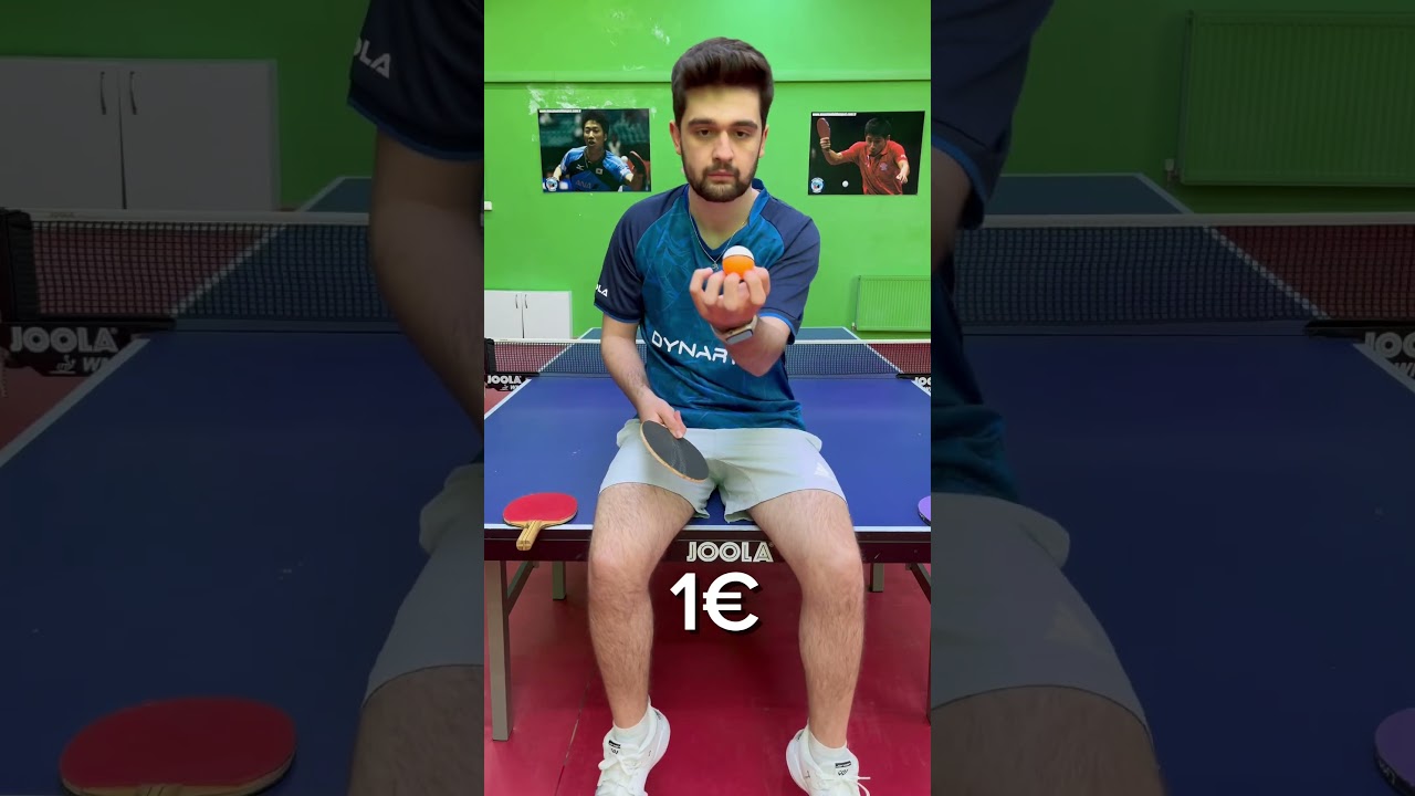 1&euro; Vs 10&euro; Vs 330&euro; Ping Pong Racket 🏓 #joola #pingpong #racket #racketreview