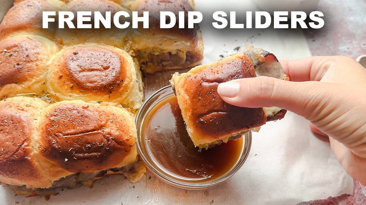 French Dip Sliders - The Perfect Game Day Food!