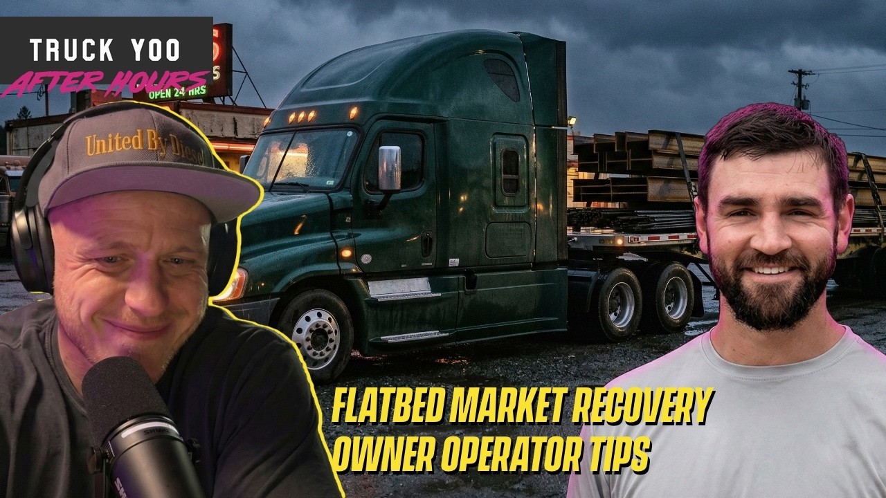 How to start in flatbed and market recovery chat with Dominic Lewis. Truck Yoo After Hours Live! 006