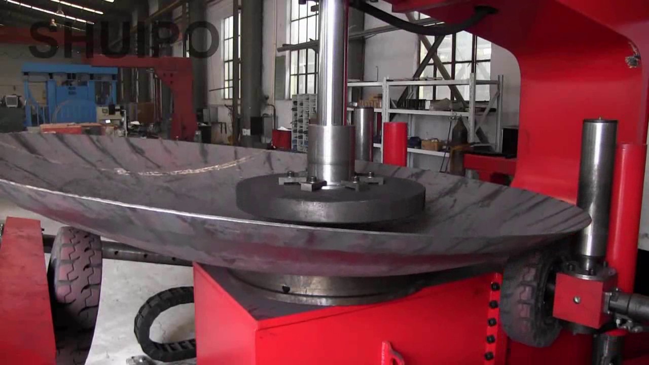 dished end pressing machine