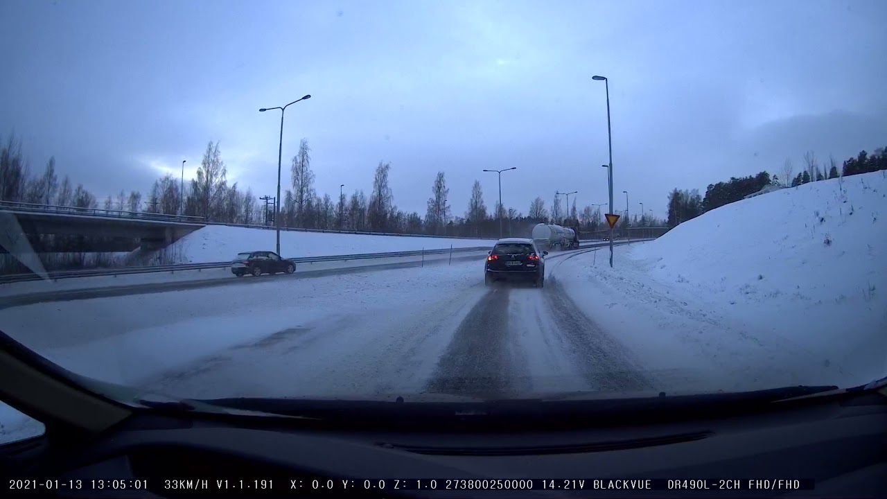 Dashcam Finland - January 2021