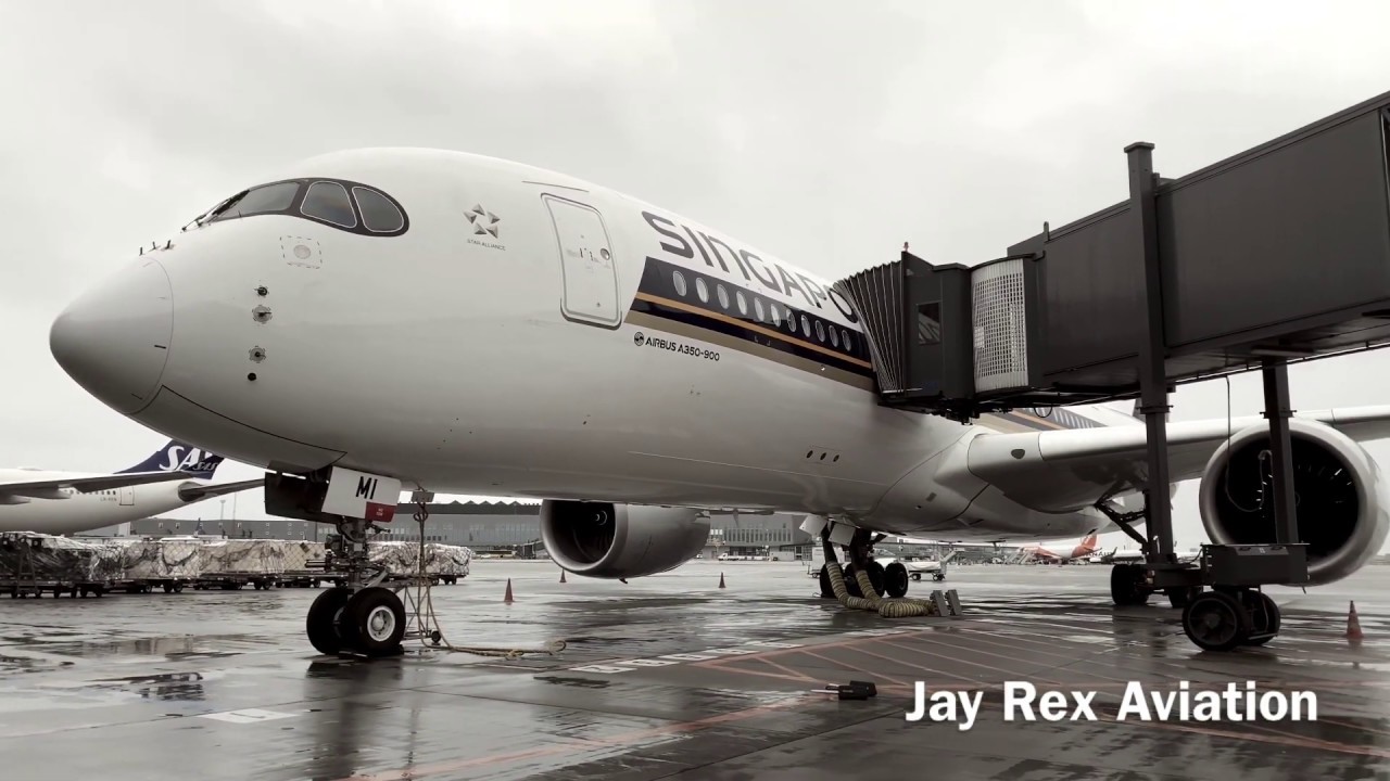 Singapore Airlines A350-900 Tour | Copenhagen Airport
