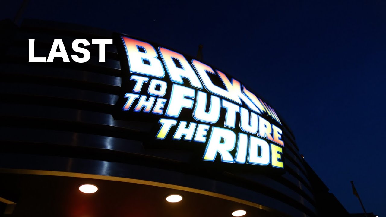【See you in the】 バックトゥザフューチャー ザ ライド 最後に行ってみた 【Future✨】