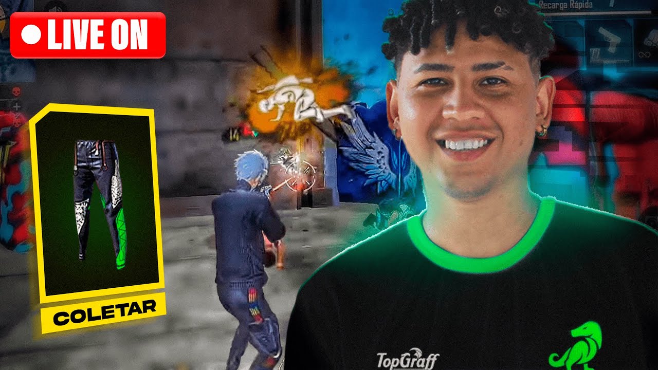 FREE FIRE AO VIVO - SALINHA PREMIADA COM INSCRITOS - LOPINHO TV