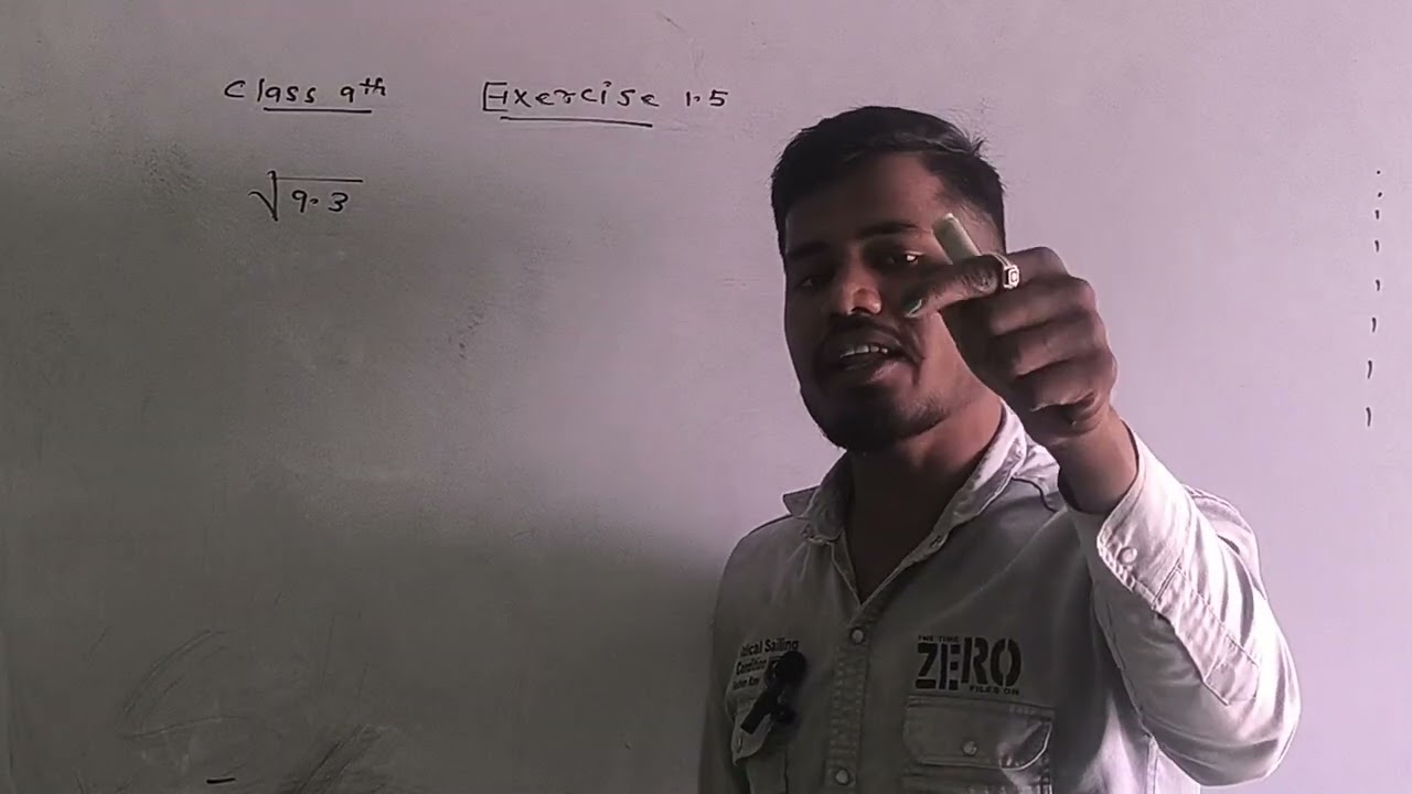 Class 9th math NCERT exercise 1.5@sanjayclassescentre 