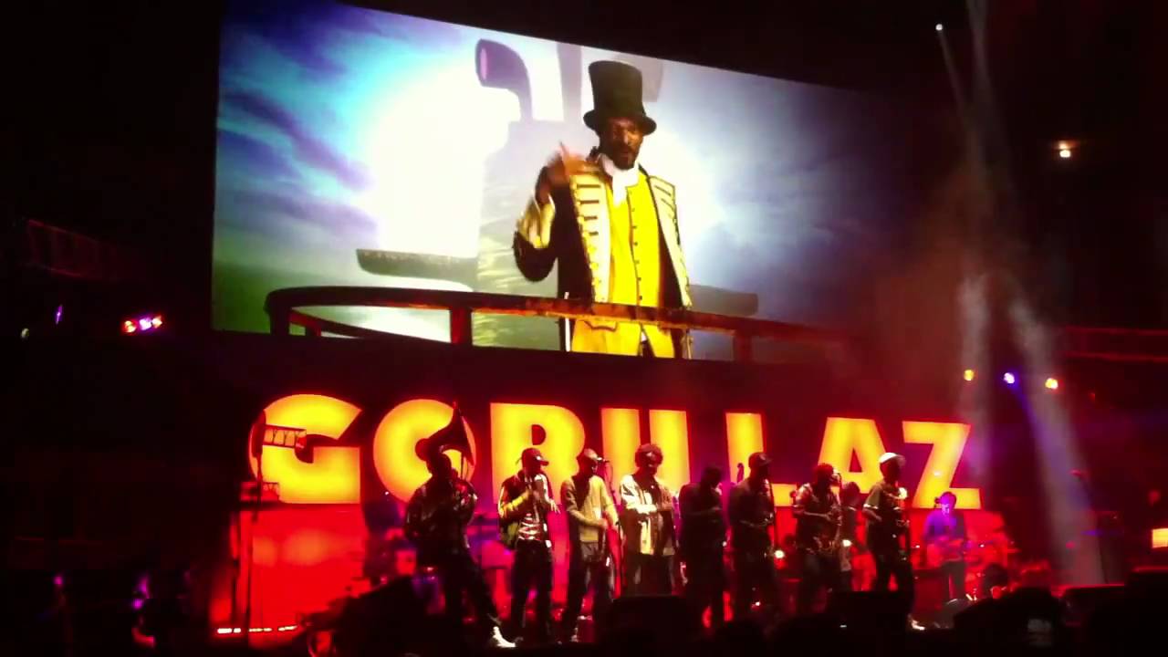 Gorillaz Concert @ Madison Square Garden NYC 2010